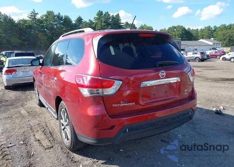 2015 Nissan Pathfinder Sl from USA, damaged, VIN 5N1AR2MM1FC663647